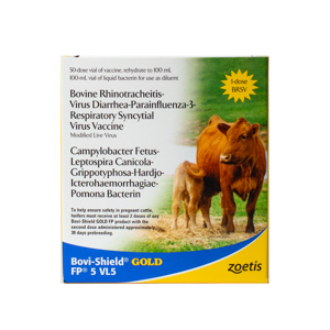 Bovi Shield Gold Fp 5 Vl5 50 Doses Zoetis Ca